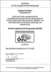 Zertifikat DAAB